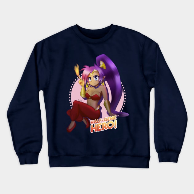 Half-Genie Hero! Crewneck Sweatshirt by AlexTHF